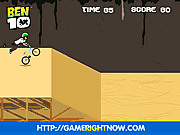 Флеш игра онлайн Ben 10 Bicycle Motocross